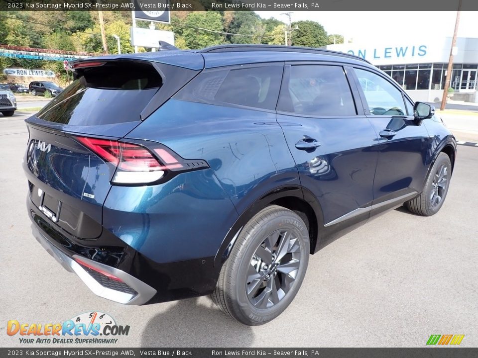 2023 Kia Sportage Hybrid SX-Prestige AWD Vesta Blue / Black Photo #8
