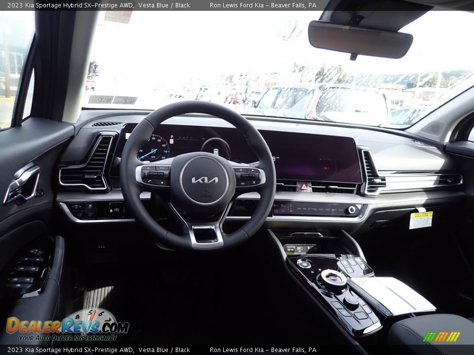 2023 Kia Sportage Hybrid SX-Prestige AWD Vesta Blue / Black Photo #13