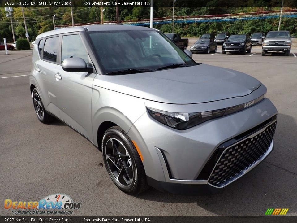 2023 Kia Soul EX Steel Gray / Black Photo #2