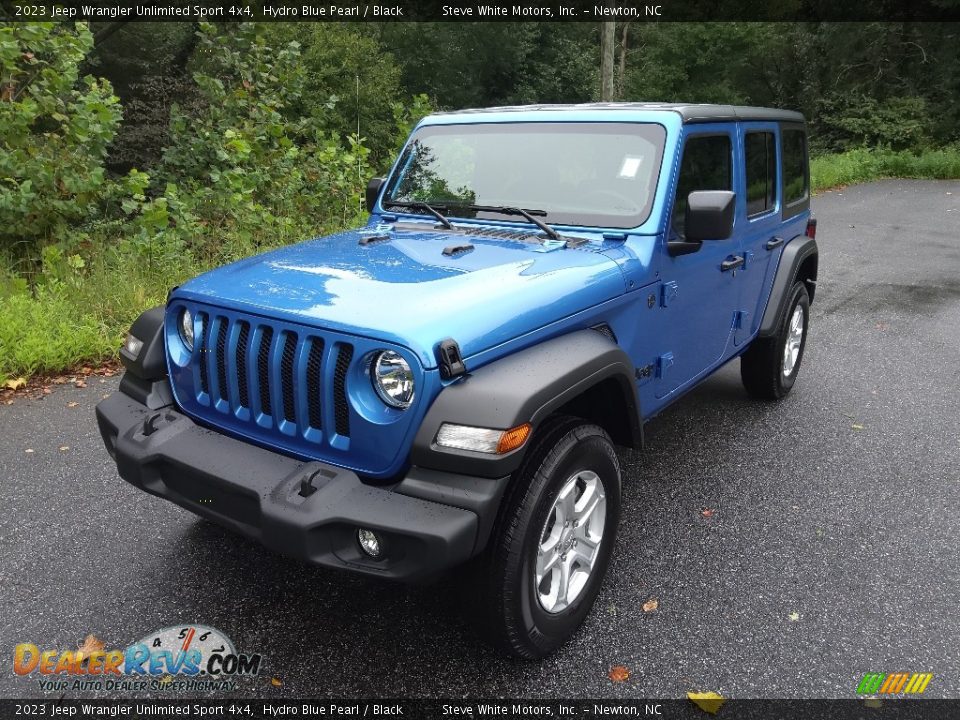 2023 Jeep Wrangler Unlimited Sport 4x4 Hydro Blue Pearl / Black Photo #2