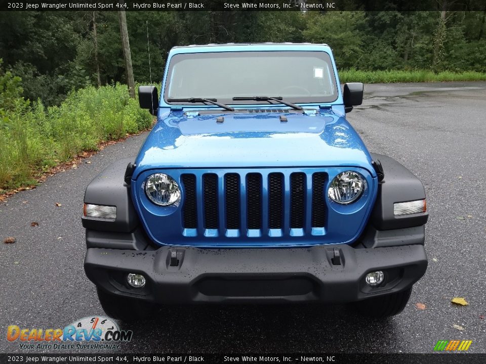 2023 Jeep Wrangler Unlimited Sport 4x4 Hydro Blue Pearl / Black Photo #3