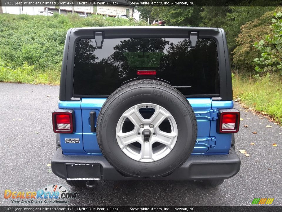 2023 Jeep Wrangler Unlimited Sport 4x4 Hydro Blue Pearl / Black Photo #7