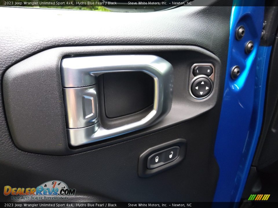 2023 Jeep Wrangler Unlimited Sport 4x4 Hydro Blue Pearl / Black Photo #11