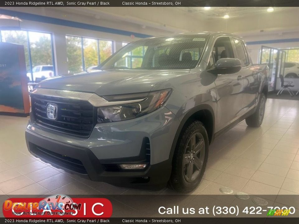 2023 Honda Ridgeline RTL AWD Sonic Gray Pearl / Black Photo #1