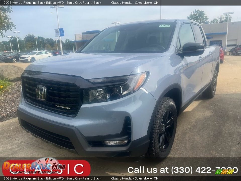 2023 Honda Ridgeline Black Edition AWD Sonic Gray Pearl / Black Photo #1