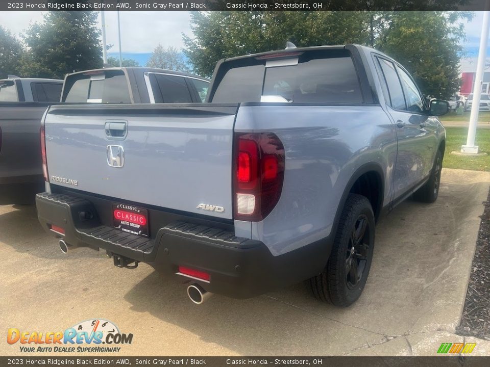 2023 Honda Ridgeline Black Edition AWD Sonic Gray Pearl / Black Photo #4