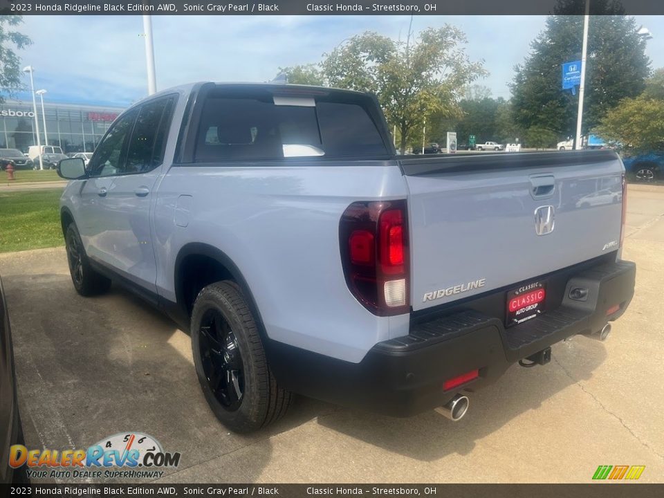 2023 Honda Ridgeline Black Edition AWD Sonic Gray Pearl / Black Photo #5