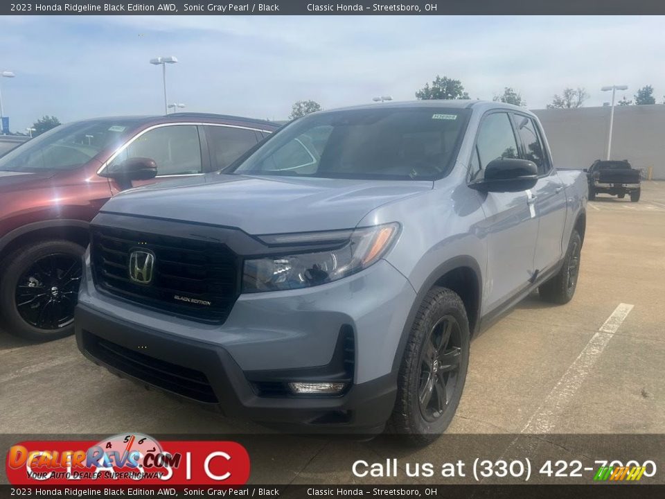 2023 Honda Ridgeline Black Edition AWD Sonic Gray Pearl / Black Photo #1
