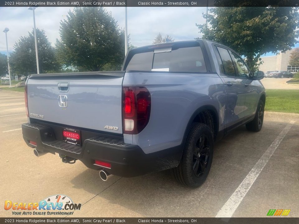 2023 Honda Ridgeline Black Edition AWD Sonic Gray Pearl / Black Photo #4