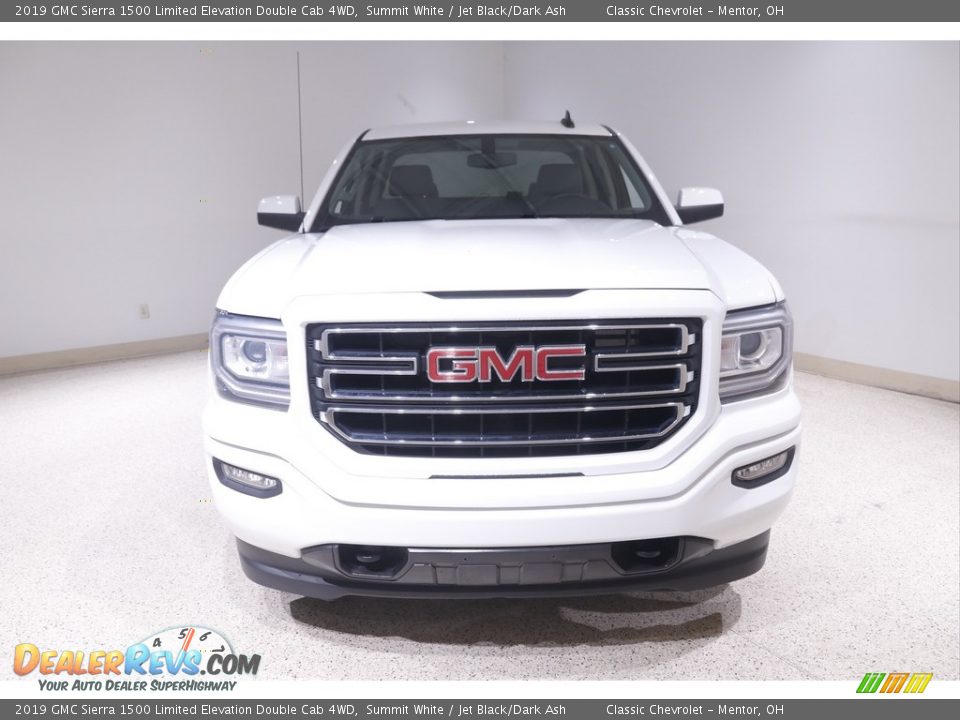 2019 GMC Sierra 1500 Limited Elevation Double Cab 4WD Summit White / Jet Black/Dark Ash Photo #2