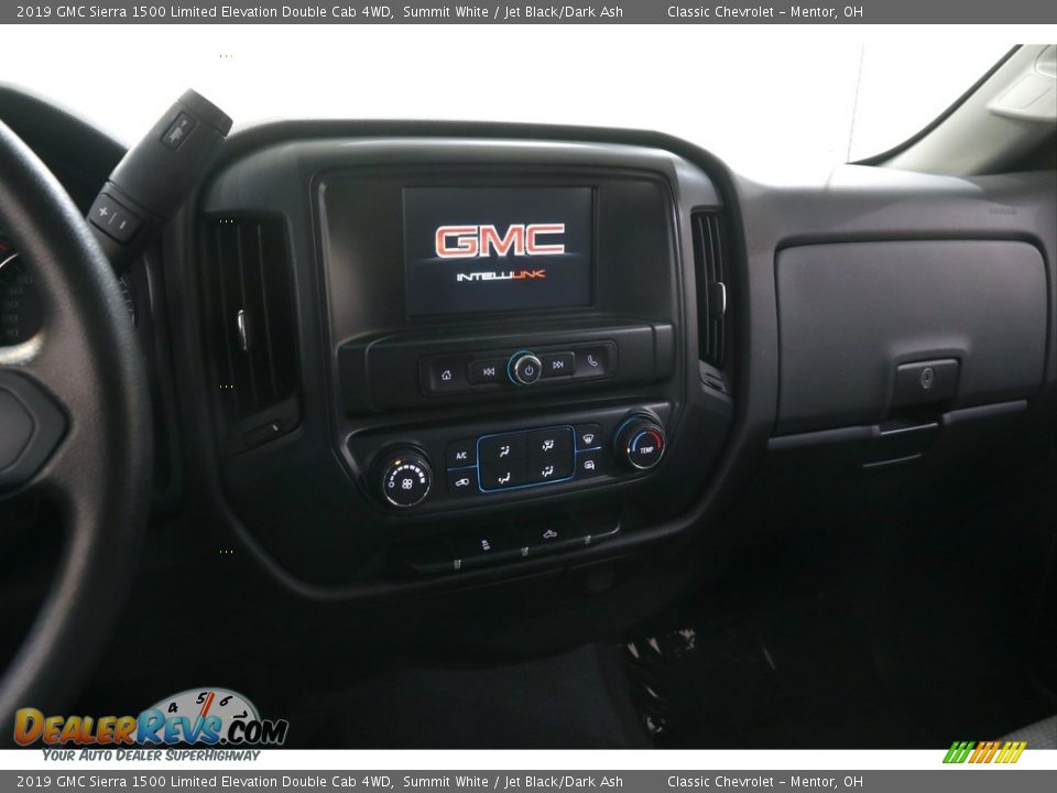 2019 GMC Sierra 1500 Limited Elevation Double Cab 4WD Summit White / Jet Black/Dark Ash Photo #9