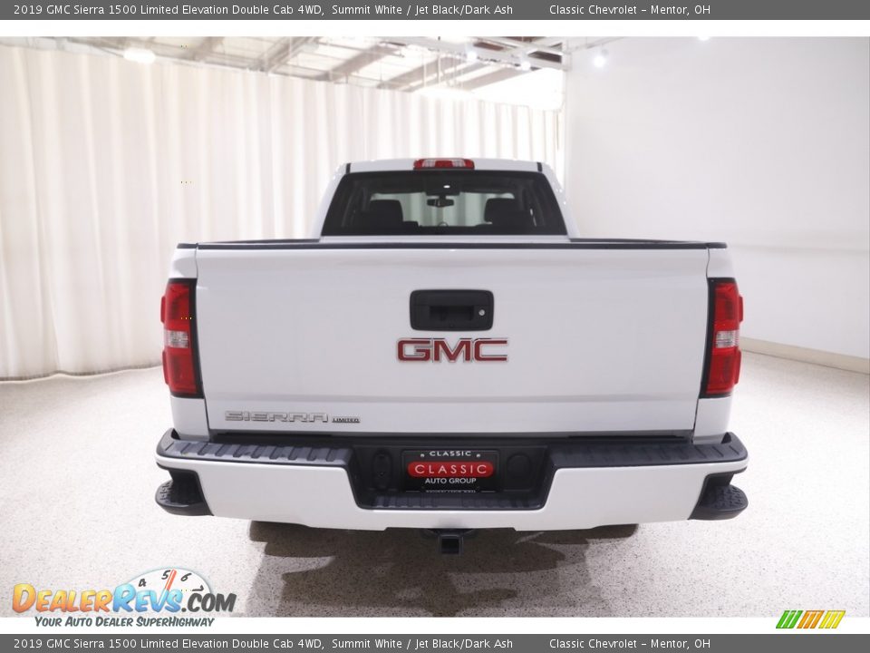 2019 GMC Sierra 1500 Limited Elevation Double Cab 4WD Summit White / Jet Black/Dark Ash Photo #18