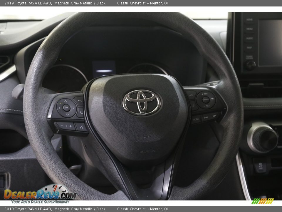 2019 Toyota RAV4 LE AWD Magnetic Gray Metallic / Black Photo #7