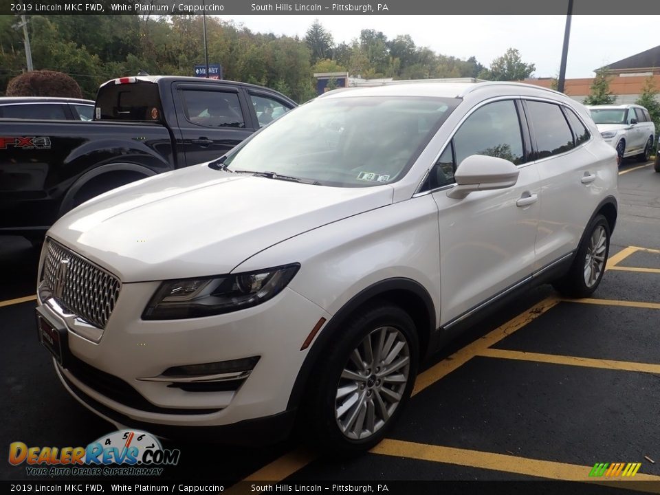 2019 Lincoln MKC FWD White Platinum / Cappuccino Photo #1