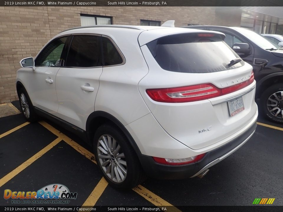 2019 Lincoln MKC FWD White Platinum / Cappuccino Photo #2