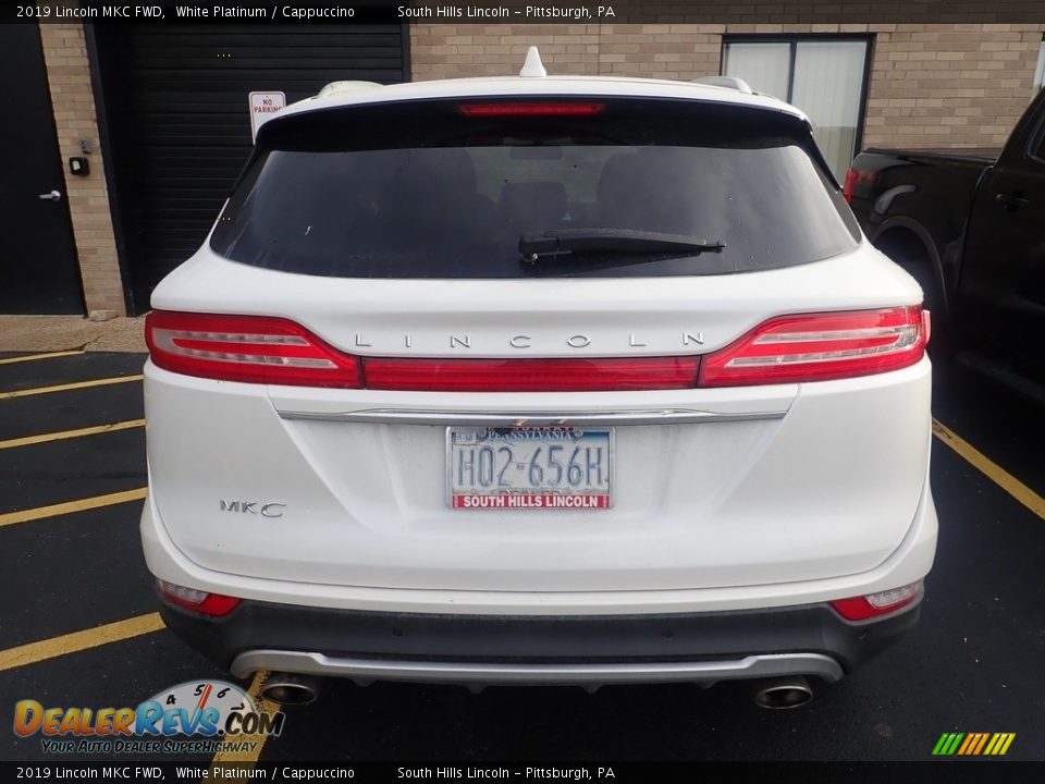 2019 Lincoln MKC FWD White Platinum / Cappuccino Photo #3