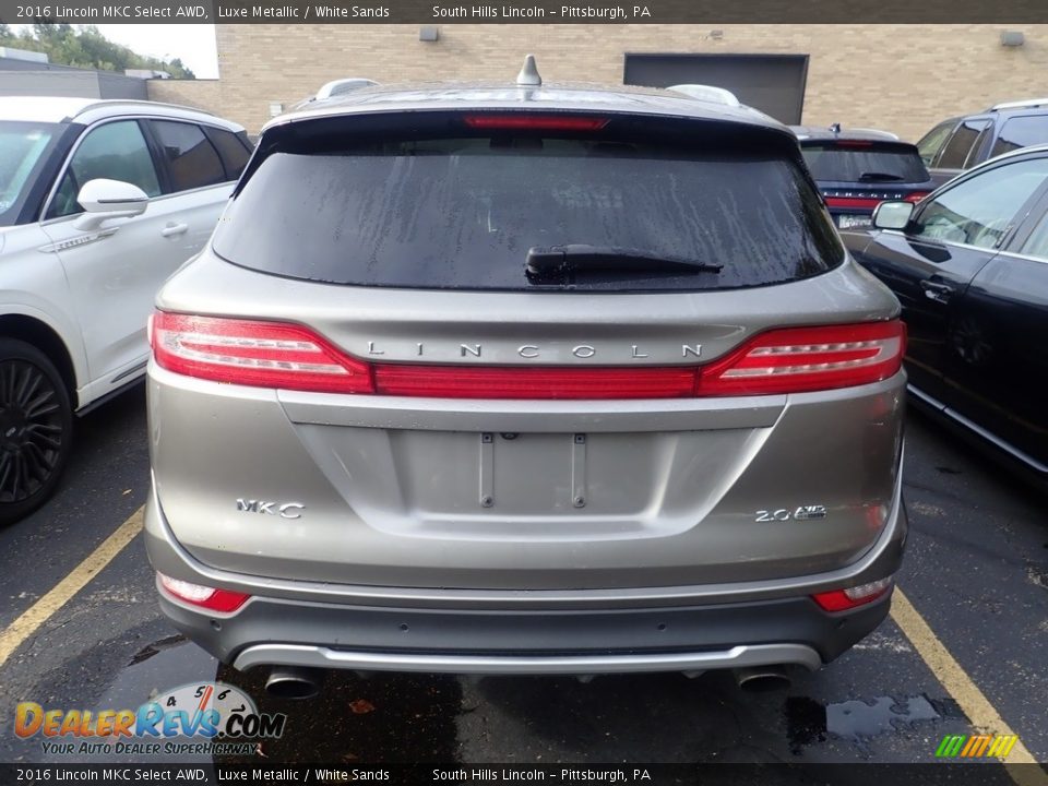 2016 Lincoln MKC Select AWD Luxe Metallic / White Sands Photo #3