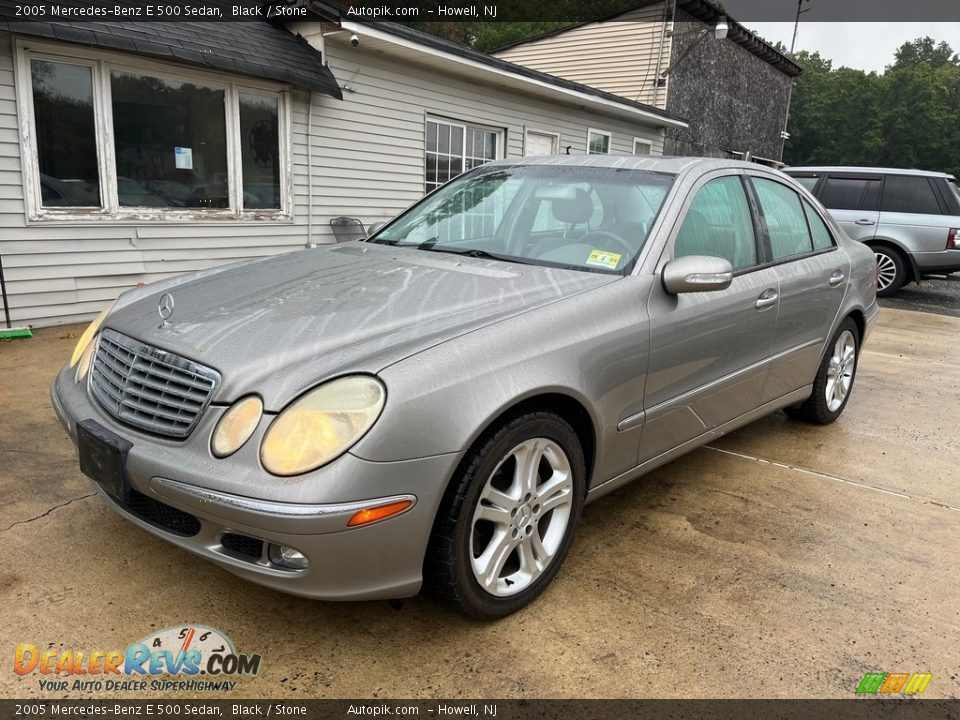 2005 Mercedes-Benz E 500 Sedan Black / Stone Photo #2