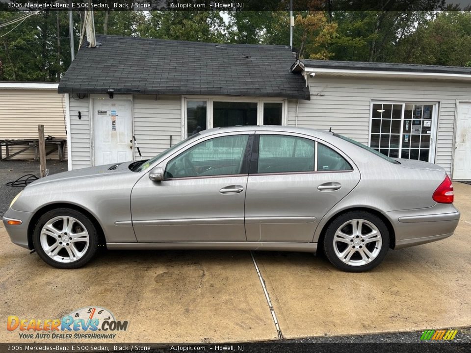 2005 Mercedes-Benz E 500 Sedan Black / Stone Photo #4