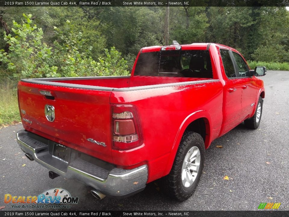 2019 Ram 1500 Laramie Quad Cab 4x4 Flame Red / Black Photo #6