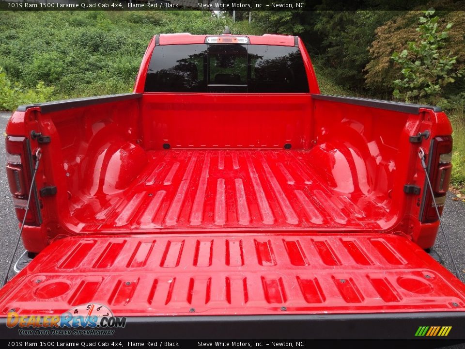 2019 Ram 1500 Laramie Quad Cab 4x4 Flame Red / Black Photo #8