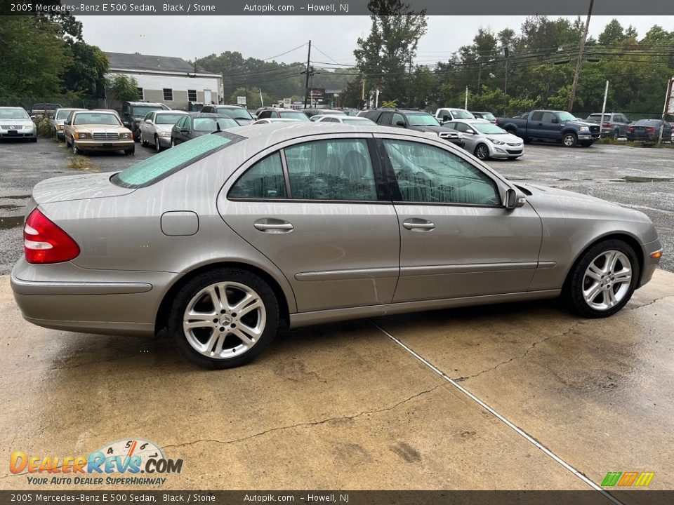 2005 Mercedes-Benz E 500 Sedan Black / Stone Photo #9