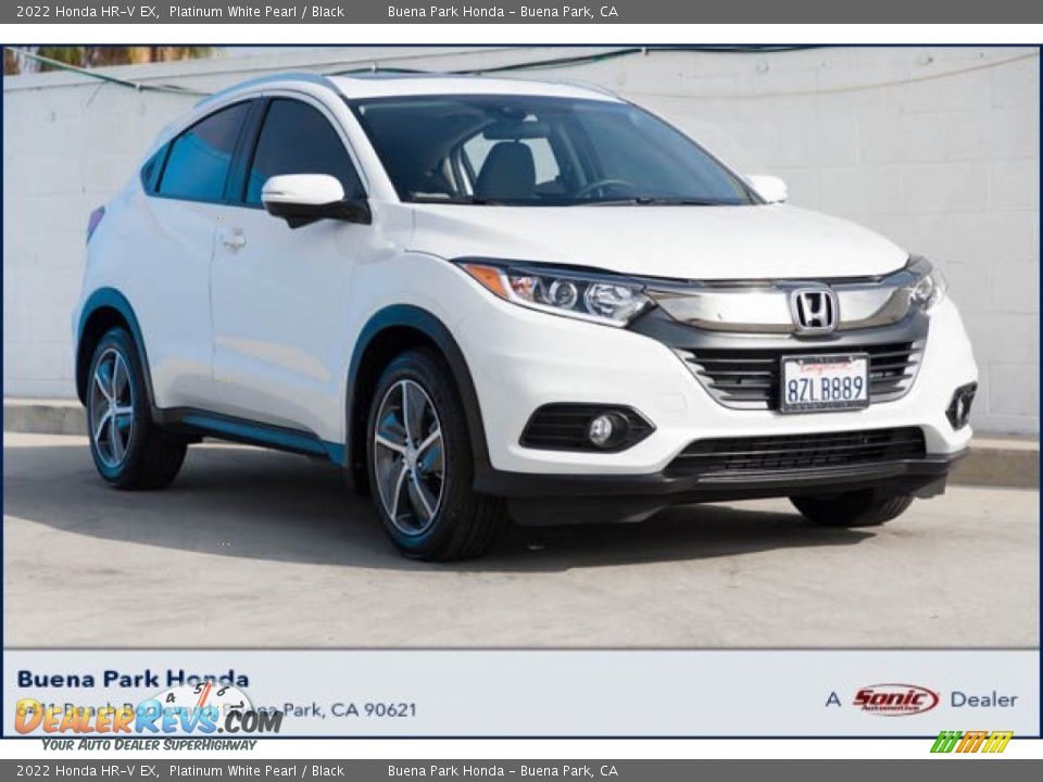 2022 Honda HR-V EX Platinum White Pearl / Black Photo #1