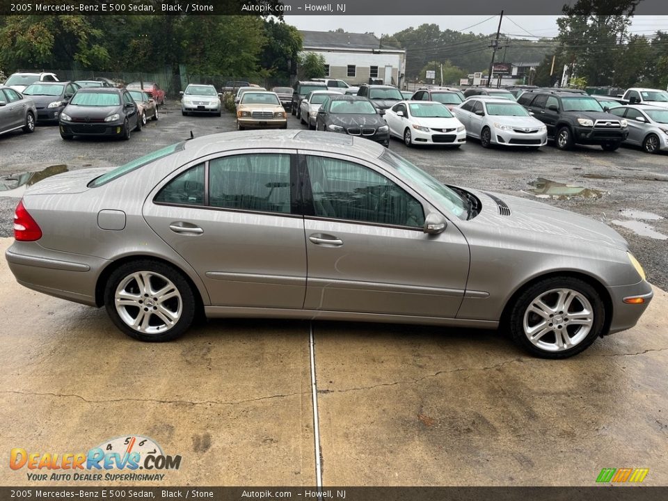 2005 Mercedes-Benz E 500 Sedan Black / Stone Photo #10