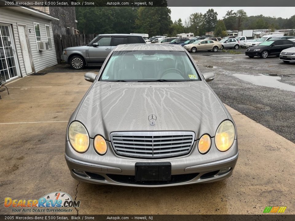 2005 Mercedes-Benz E 500 Sedan Black / Stone Photo #11