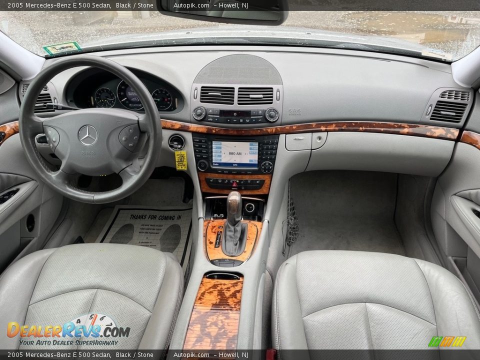 2005 Mercedes-Benz E 500 Sedan Black / Stone Photo #18