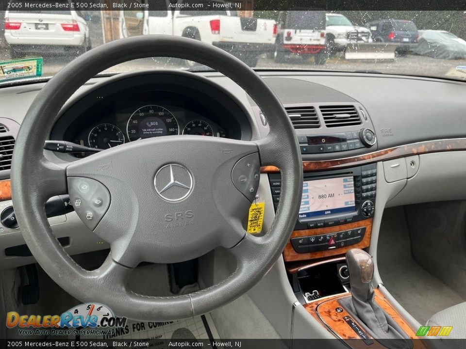 2005 Mercedes-Benz E 500 Sedan Black / Stone Photo #20