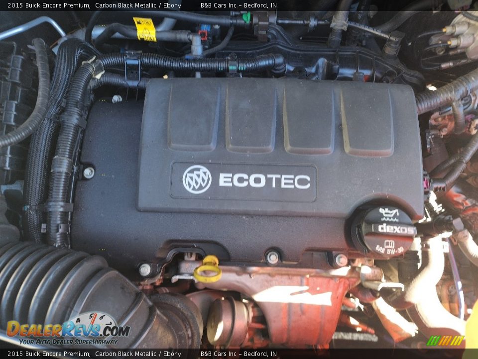 2015 Buick Encore Premium Carbon Black Metallic / Ebony Photo #22