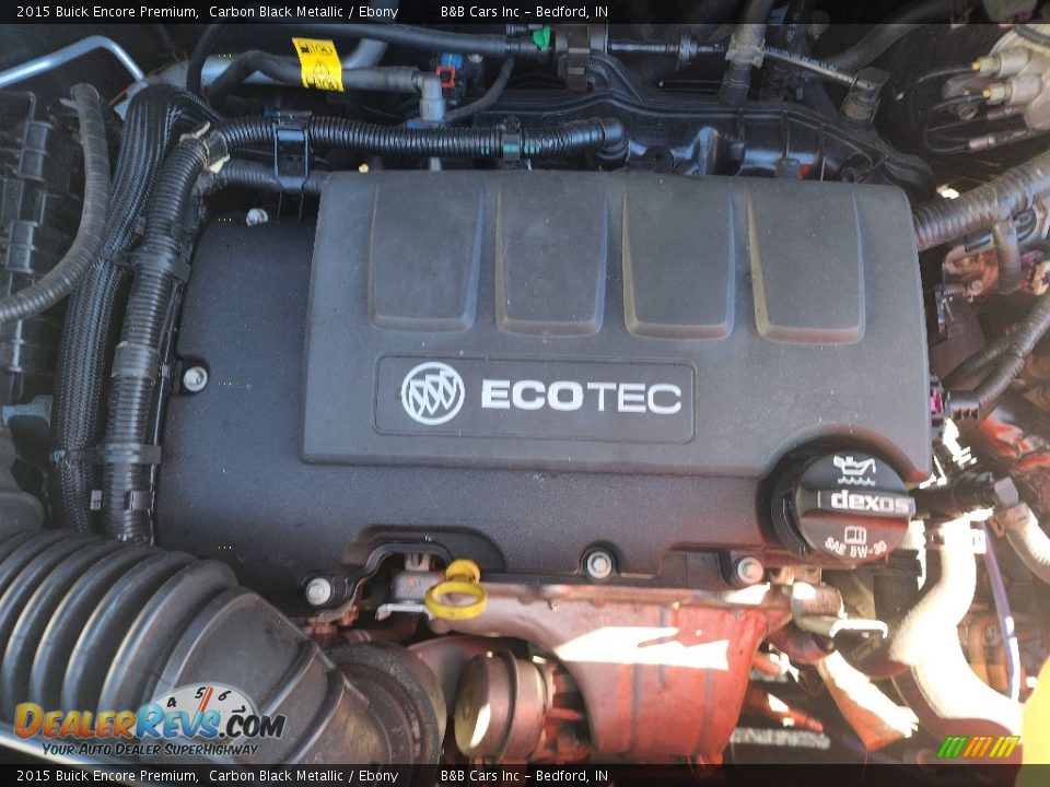 2015 Buick Encore Premium Carbon Black Metallic / Ebony Photo #22