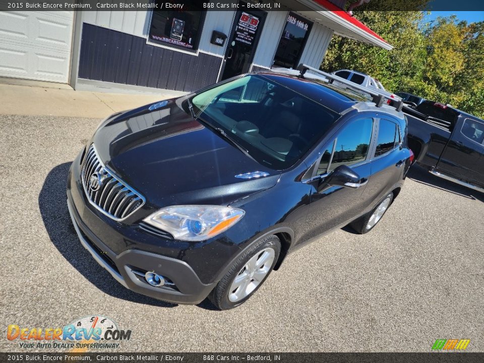 2015 Buick Encore Premium Carbon Black Metallic / Ebony Photo #26