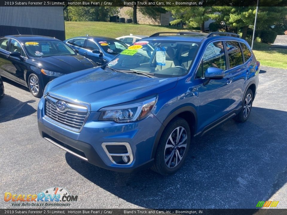 2019 Subaru Forester 2.5i Limited Horizon Blue Pearl / Gray Photo #2