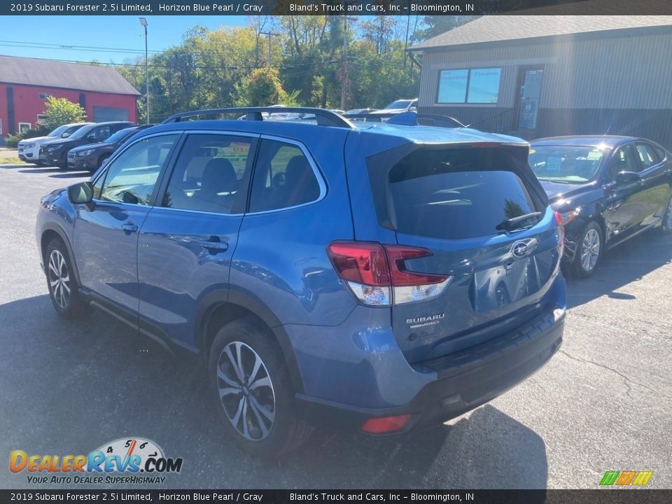 2019 Subaru Forester 2.5i Limited Horizon Blue Pearl / Gray Photo #3