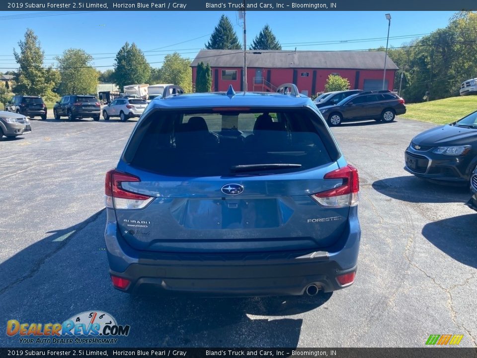 2019 Subaru Forester 2.5i Limited Horizon Blue Pearl / Gray Photo #4