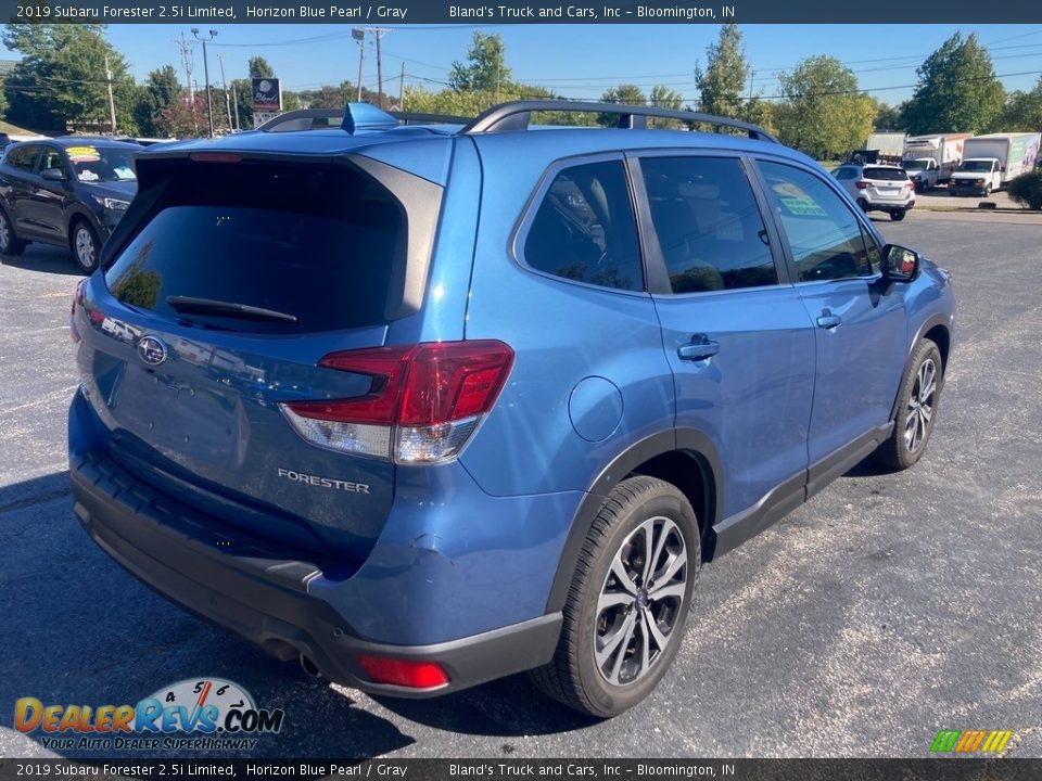 2019 Subaru Forester 2.5i Limited Horizon Blue Pearl / Gray Photo #7
