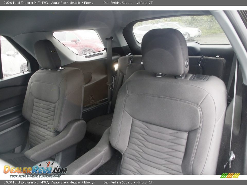 2020 Ford Explorer XLT 4WD Agate Black Metallic / Ebony Photo #10