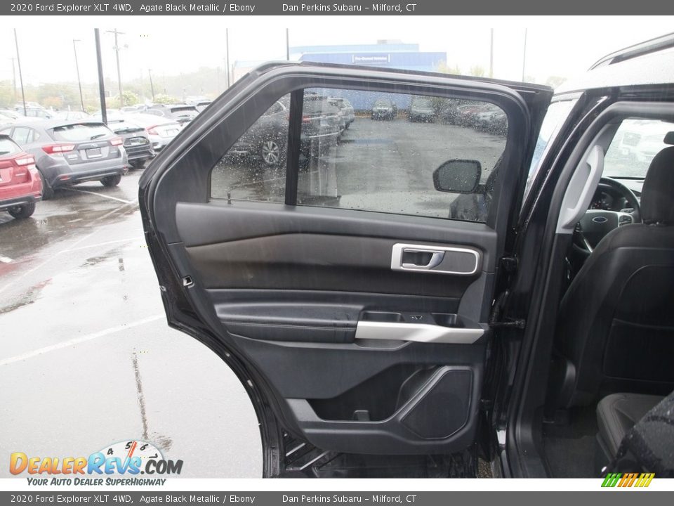2020 Ford Explorer XLT 4WD Agate Black Metallic / Ebony Photo #12