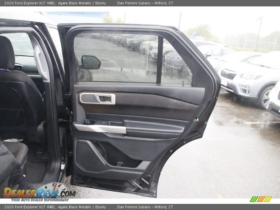 2020 Ford Explorer XLT 4WD Agate Black Metallic / Ebony Photo #13