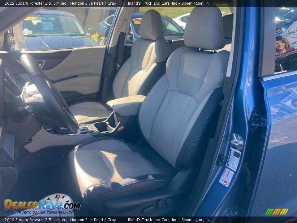 2019 Subaru Forester 2.5i Limited Horizon Blue Pearl / Gray Photo #12