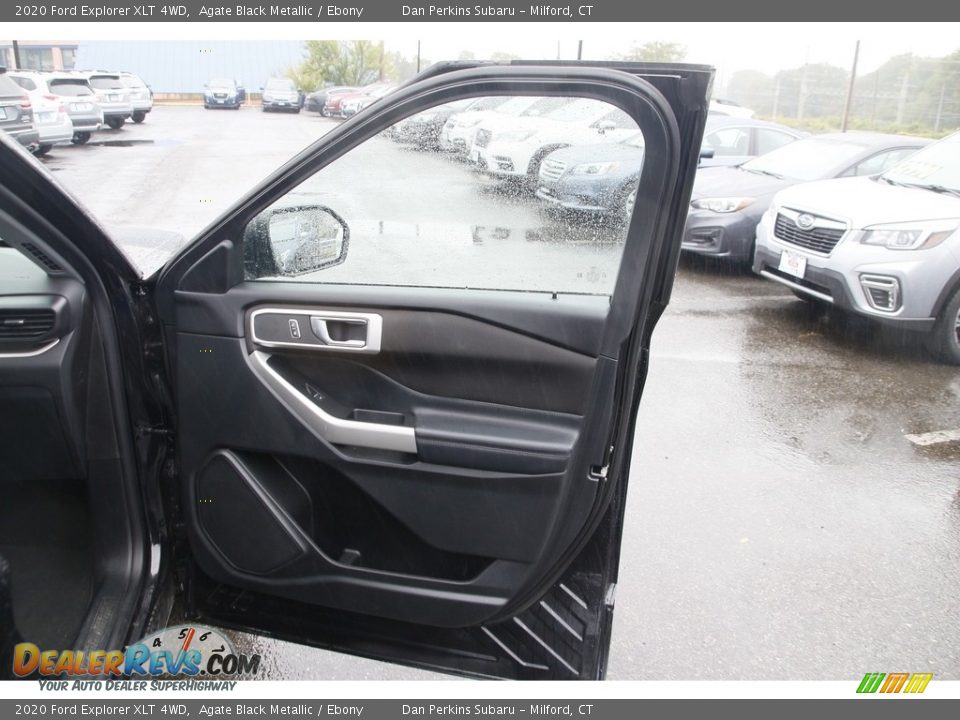 2020 Ford Explorer XLT 4WD Agate Black Metallic / Ebony Photo #15
