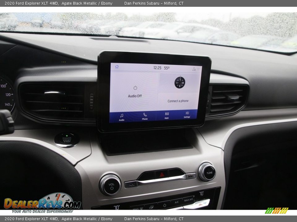 2020 Ford Explorer XLT 4WD Agate Black Metallic / Ebony Photo #18