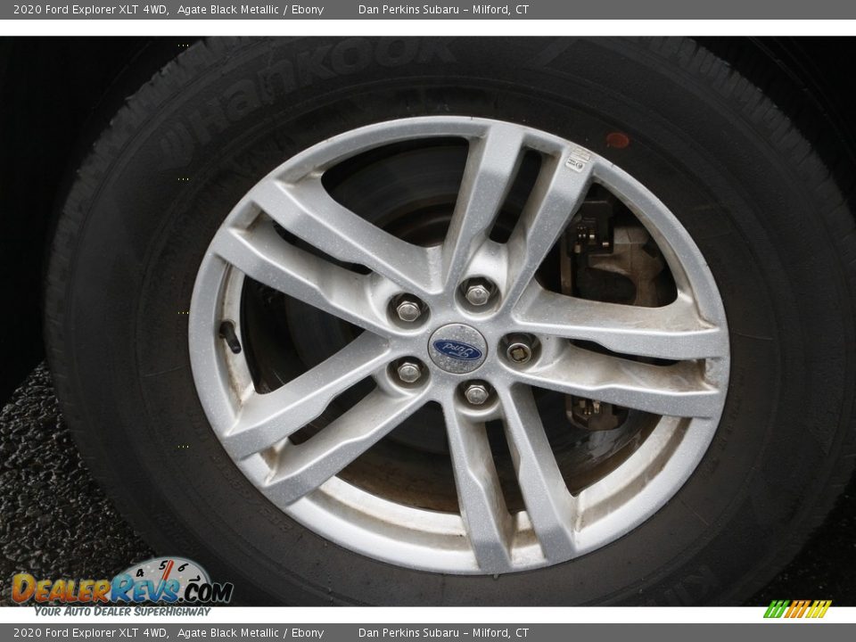 2020 Ford Explorer XLT 4WD Agate Black Metallic / Ebony Photo #21