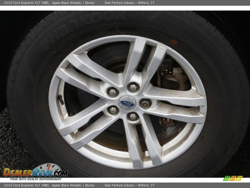 2020 Ford Explorer XLT 4WD Agate Black Metallic / Ebony Photo #22