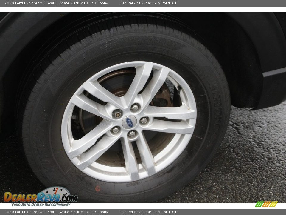2020 Ford Explorer XLT 4WD Agate Black Metallic / Ebony Photo #23