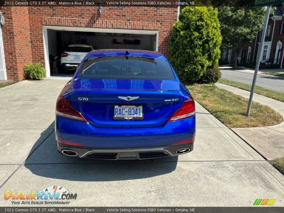 2021 Genesis G70 3.3T AWD Mallorca Blue / Black Photo #4