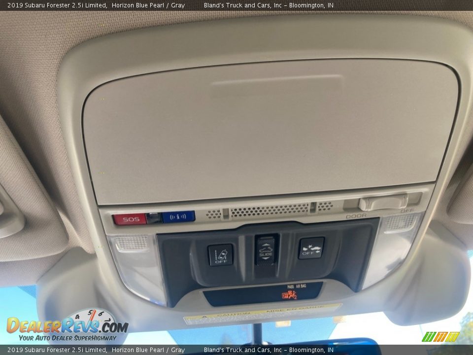 2019 Subaru Forester 2.5i Limited Horizon Blue Pearl / Gray Photo #31