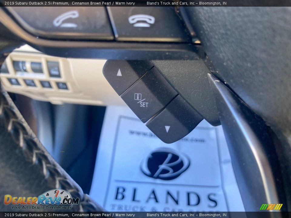 2019 Subaru Outback 2.5i Premium Cinnamon Brown Pearl / Warm Ivory Photo #17